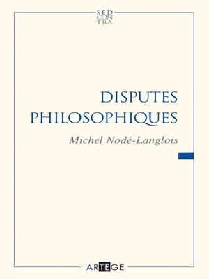 cover image of Disputes philosophiques
